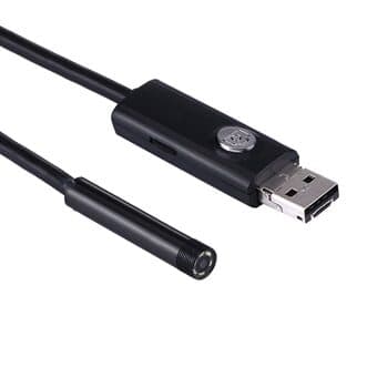 Inspektionskamera for mobil & PC - 6 LED - 2 meter