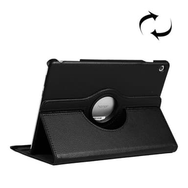 360 Foderal med stativ Huawei MediaPad T5 10.1 Sort