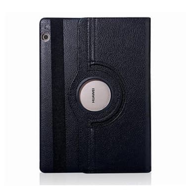 360 Foderal med stativ Huawei MediaPad T5 10.1 Sort