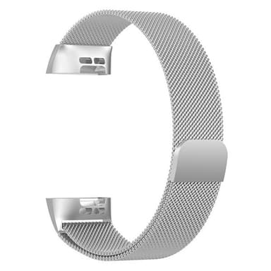 Fitbit Charge 3 Sølvfarvet rem - Str L | Elgiganten