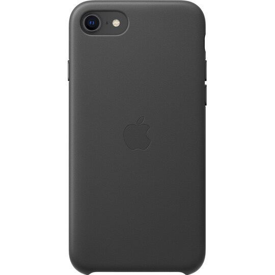 iPhone SE Gen. 2 lædercover (sort)