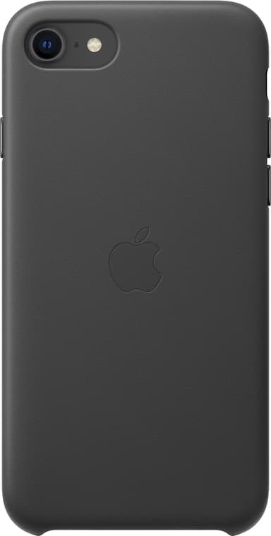 iPhone SE Gen. 2 lædercover (sort)