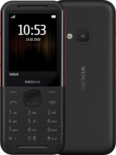 Nokia 5310 XpressMusic mobiltelefon (sort/rød)
