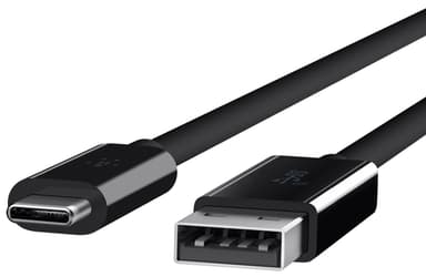 Belkin USB-A til USB-C kabel 1 meter - sort