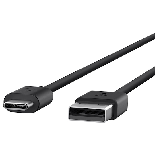 Belkin USB-A til USB-C kabel 1.8 meter - sort