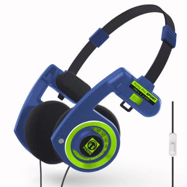 KOSS Hovedtelefon PortaPro 3.0 On-Ear Sport Blue/Green Mic