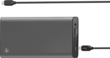 Hama 26.800mAh USB type-C powerbank (sort)