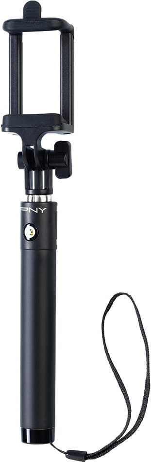 PNY trådløs selfie-stick 80 cm (sort)