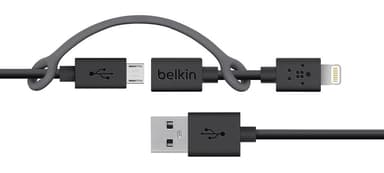 Belkin Micro USB/Lightning adapter kabel - sort