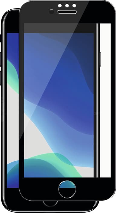 Panzer Full-Fit skærmbeskytter til iPhone 6/6s/7/8/SE Gen. 2/3  (sort)