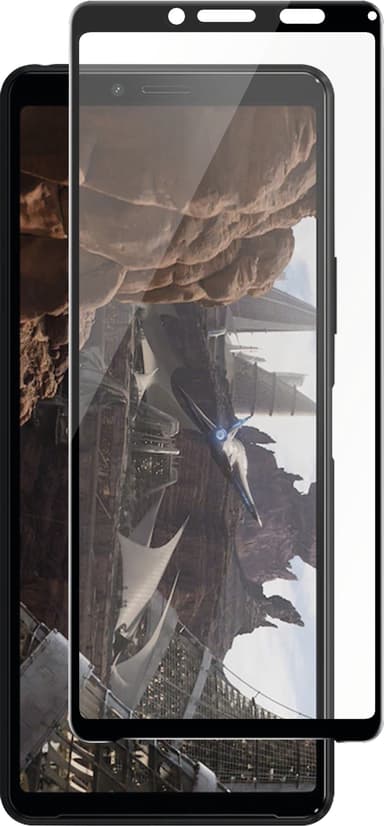 Panzer Full-Fit Sony Xperia 10 II skærmbeskytter (sort)