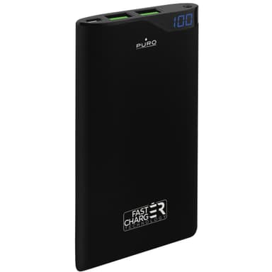 Puro powerbank 6000 mAh, 2,1A - sort
