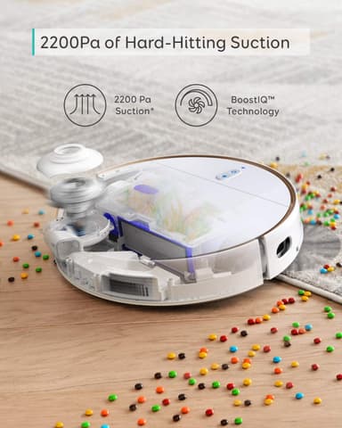 Eufy Robovac L70 Hybrid 2-i-1 Robotstøvsuger og gulvmopper