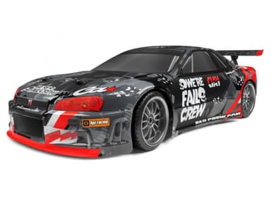 HPI E10 Drift Fail Crew Nissan Skyline - Komplet