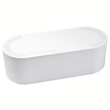 D-Line stor kabelsamler - hvid