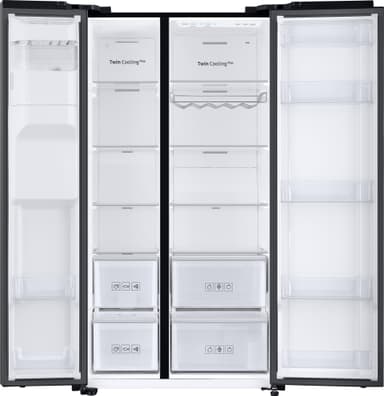 Samsung side-by-side køleskab RS68N8231B1 (sort)