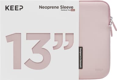 KEEP MacBook sleeve 13" (warm rose)
