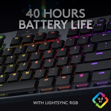 Logitech G915 Lightspeed tenkeyless gaming tastatur (GL Linear swit.)