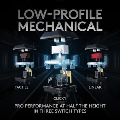 Logitech G915 Lightspeed tenkeyless gaming tastatur (GL Linear swit.)