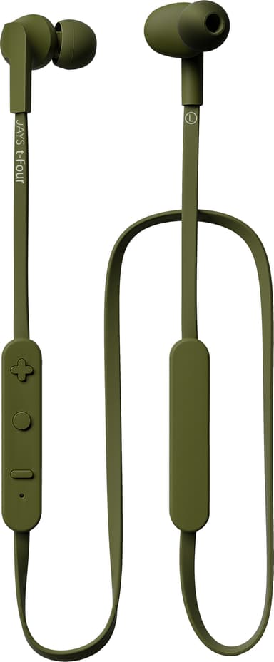 Jays t-Four Wireless trådløse in-ear høretelefoner (moss green)