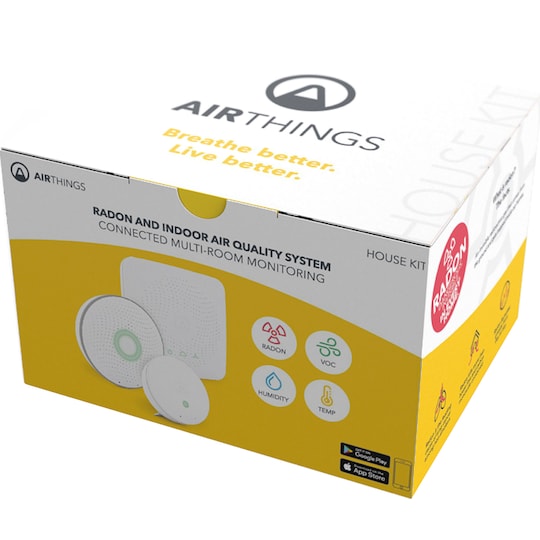 Airthings House Kit indendørs radon- og luftkvalitetskontrolsystem 420