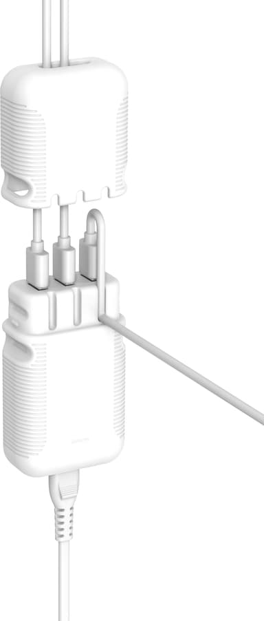 Unisynk Tripler USB multi-vægoplader (hvid)