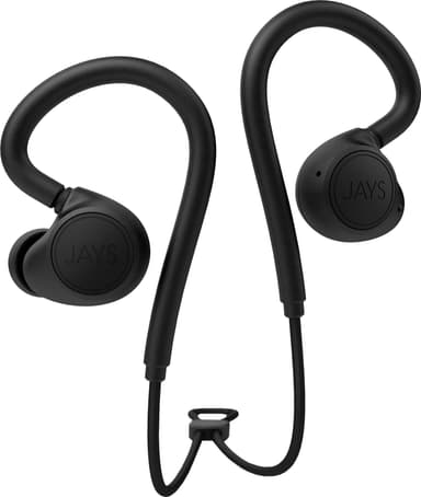 Jays m-Six Wireless trådløse in-ear høretelefoner (sort/sort)
