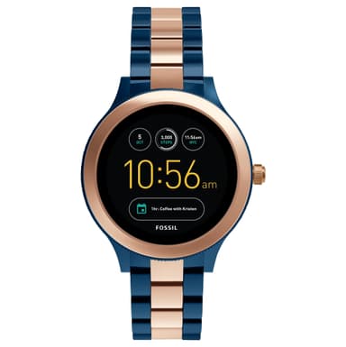 fossil q rose gold smartwatch