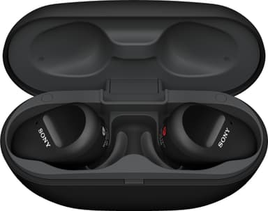 Sony WF-SP800N true wireless in-ear høretelefoner (sort)