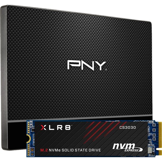 PNY CS 900 + CS3030 SSD bundle