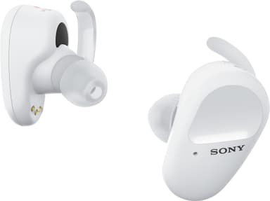 Sony WF-SP800N true wireless in-ear høretelefoner (hvid)