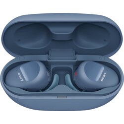 Sony WF-SP800N true wireless in-ear høretelefoner (blå)