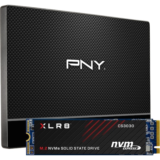 PNY CS 900 + CS3030 SSD bundle