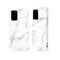 Miljøvenligt Samsung Galaxy S20+ trykt etui - White marble