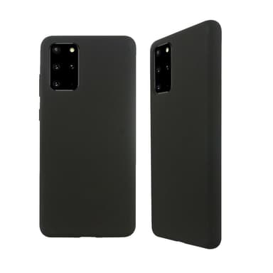 Miljøvenligt Ægte læder Samsung Galaxy S20+ etui -Black