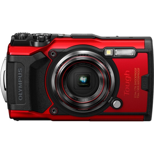 Olympus Tough kompakt kamerakit TG-6 (rød)