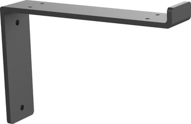Epoq Classic hyldebeslag 18 cm 2 stk (sort)