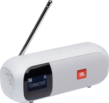JBL Tuner 2 FM bærbar FM/DAB radio (hvid) Elgiganten