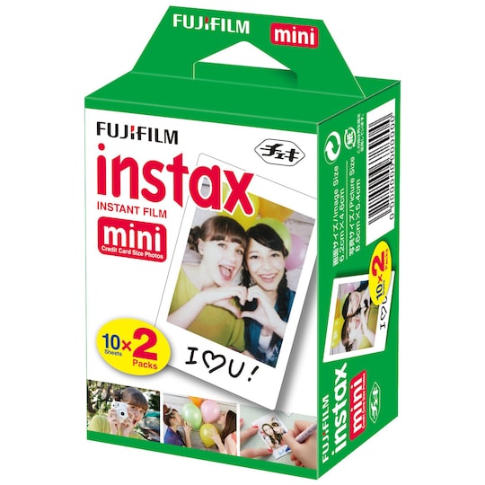 Fujifilm Instax Mini film - 2 x 10-pak