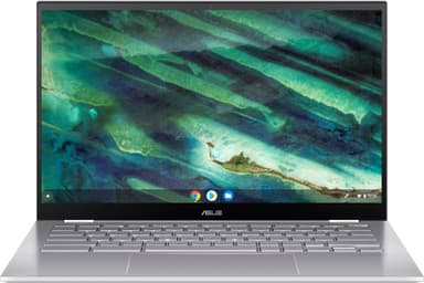 Asus Chromebook Flip C436, 14" 2-i-1 bærbar computer (sølv)