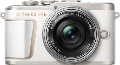 Olympus Pen kompaktkamera værdisæt E-PL10 (hvid)