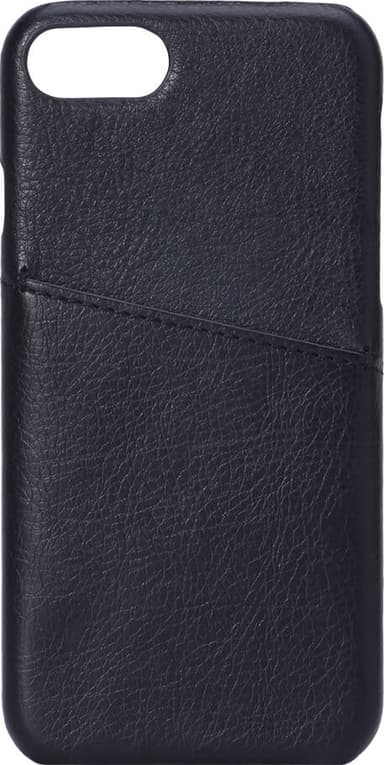 Onsala iPhone 6/7/8/SE Gen. 2 læderecover med pung (sort)