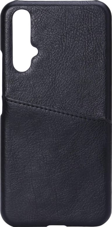 Onsala Huawei Nova 5T lædercover med pung (sort)