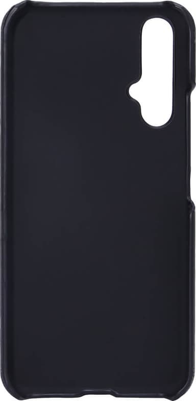 Onsala Huawei Nova 5T lædercover med pung (sort)