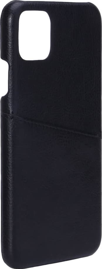 Onsala iPhone 11 Pro Max lædercover med pung (sort)