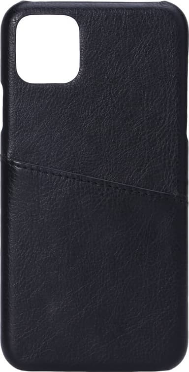 Onsala iPhone 11 Pro Max lædercover med pung (sort)