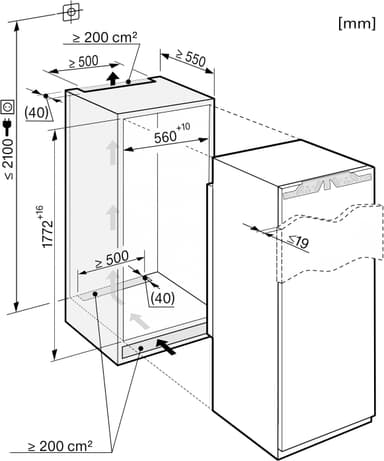 Miele K 30 000 køleskab K37272ID
