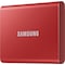 Samsung T7 ekstern SSD 2 TB (rød)