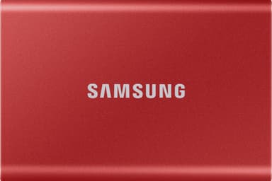 Samsung T7 ekstern SSD 2 TB (rød)