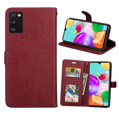 Mobil tegnebog 3 kort Samsung Galaxy A41 (SM-A415F)  - brun